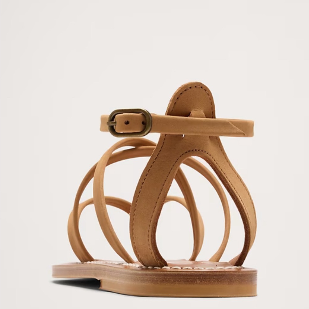 K. Jacques St. Tropez Epicure Leather Sandals Brown NIBox EU36 (6)Made in France - Picture 4 of 13